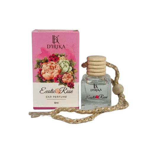 Parfum de voiture à la rose exotique D'IRIKA, 8 ml